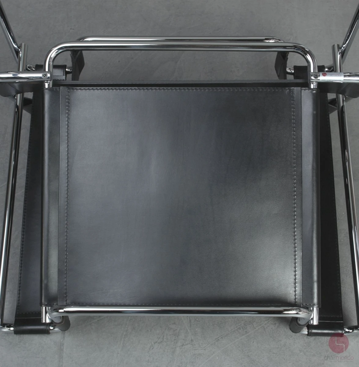 Knoll Wassily Chair mit schwarzem Leder gebraucht