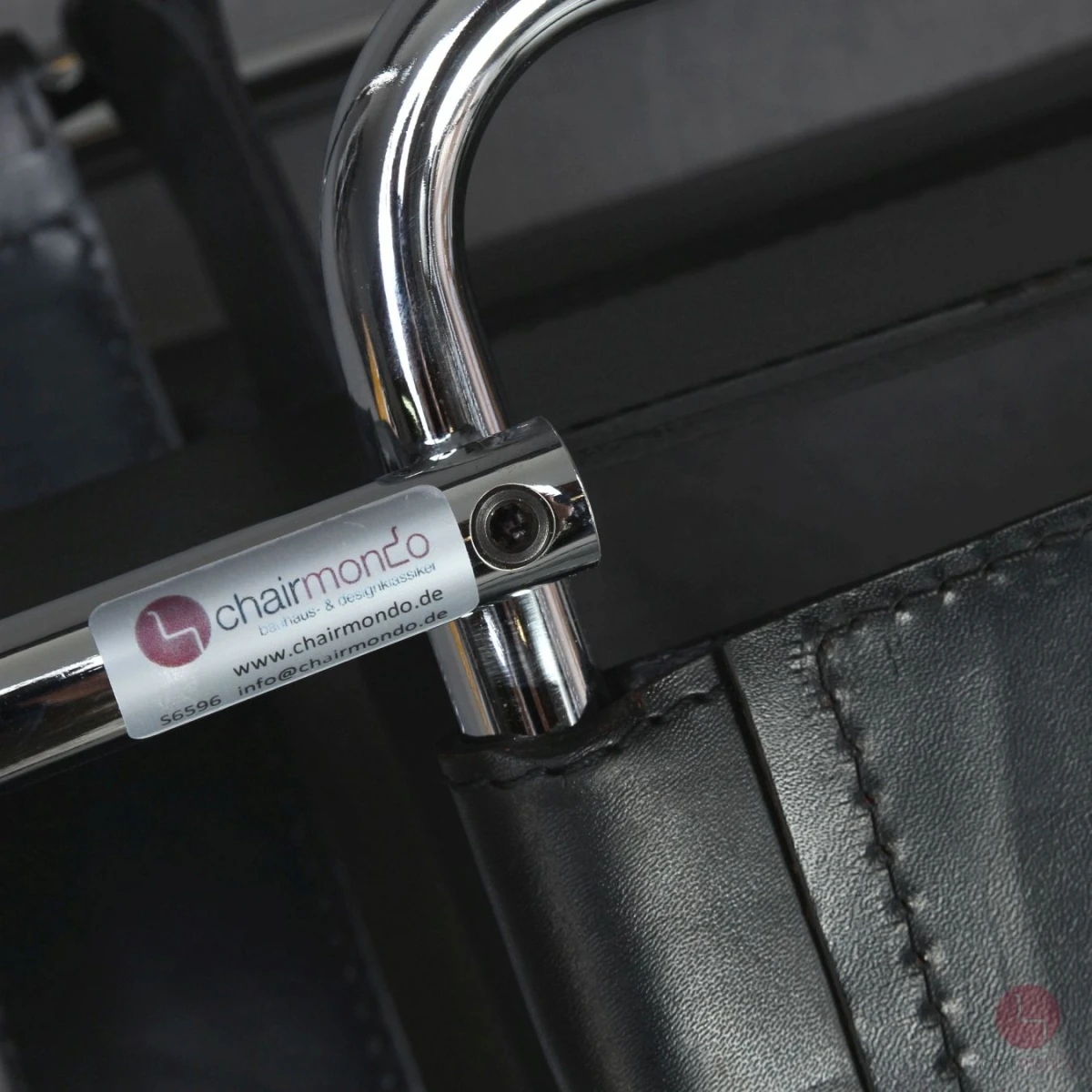 Gavina / Knoll Wassily Chair Kernleder schwarz gebraucht