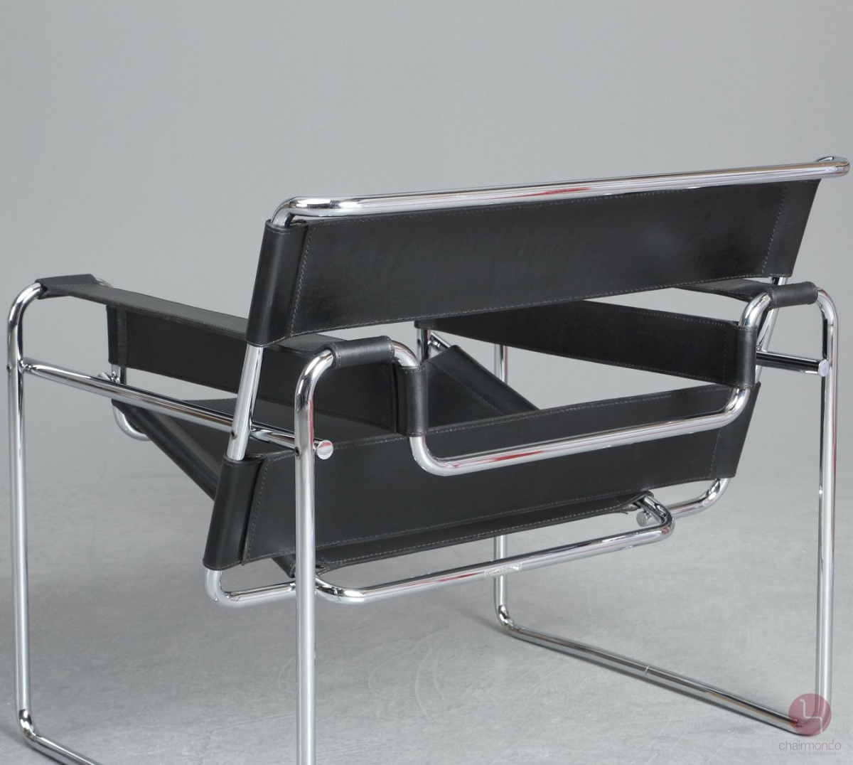 Knoll Gavina Wassily Chair mit schwarzem Leder gebraucht