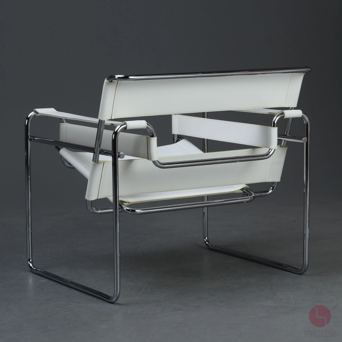 Gavina / Knoll Wassily Chair Kernleder weiß gebraucht
