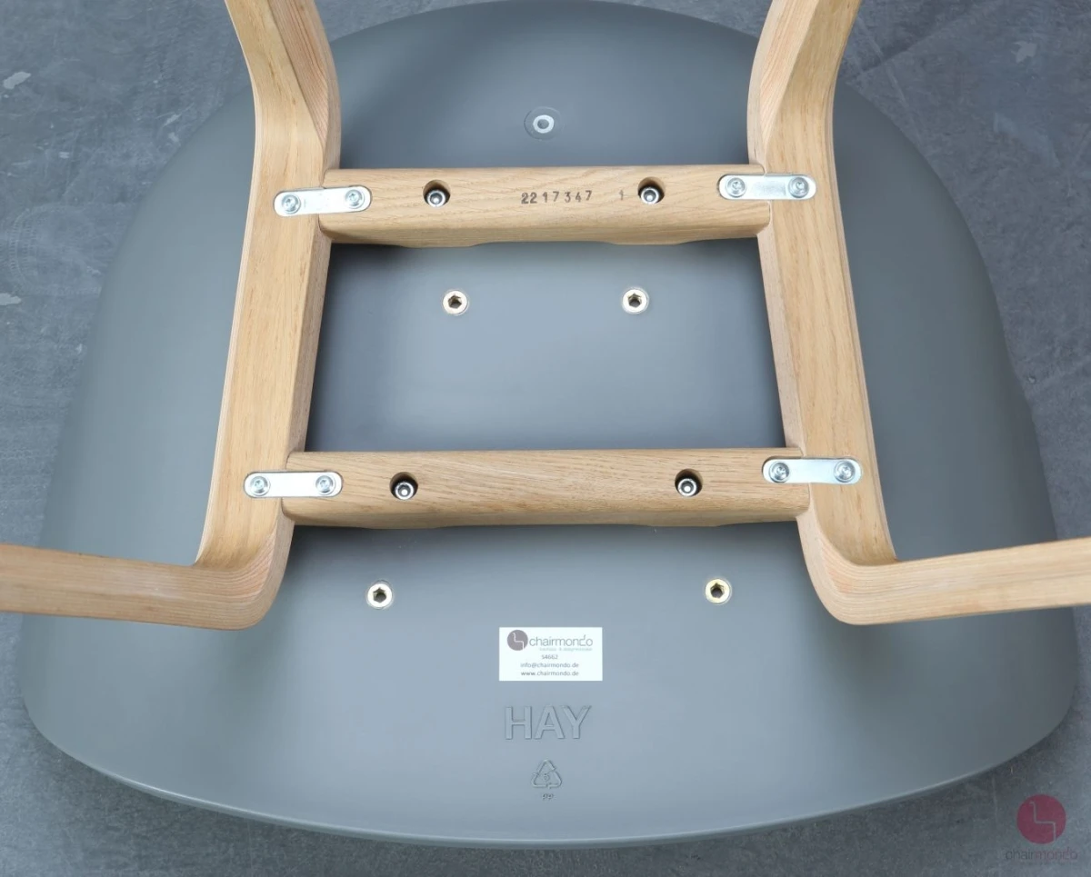 HAY About A Chair Schalenstuhl AAC22 Grau, gebraucht HAY About A Chair Schalenstuhl AAC22 Grau, gebraucht
