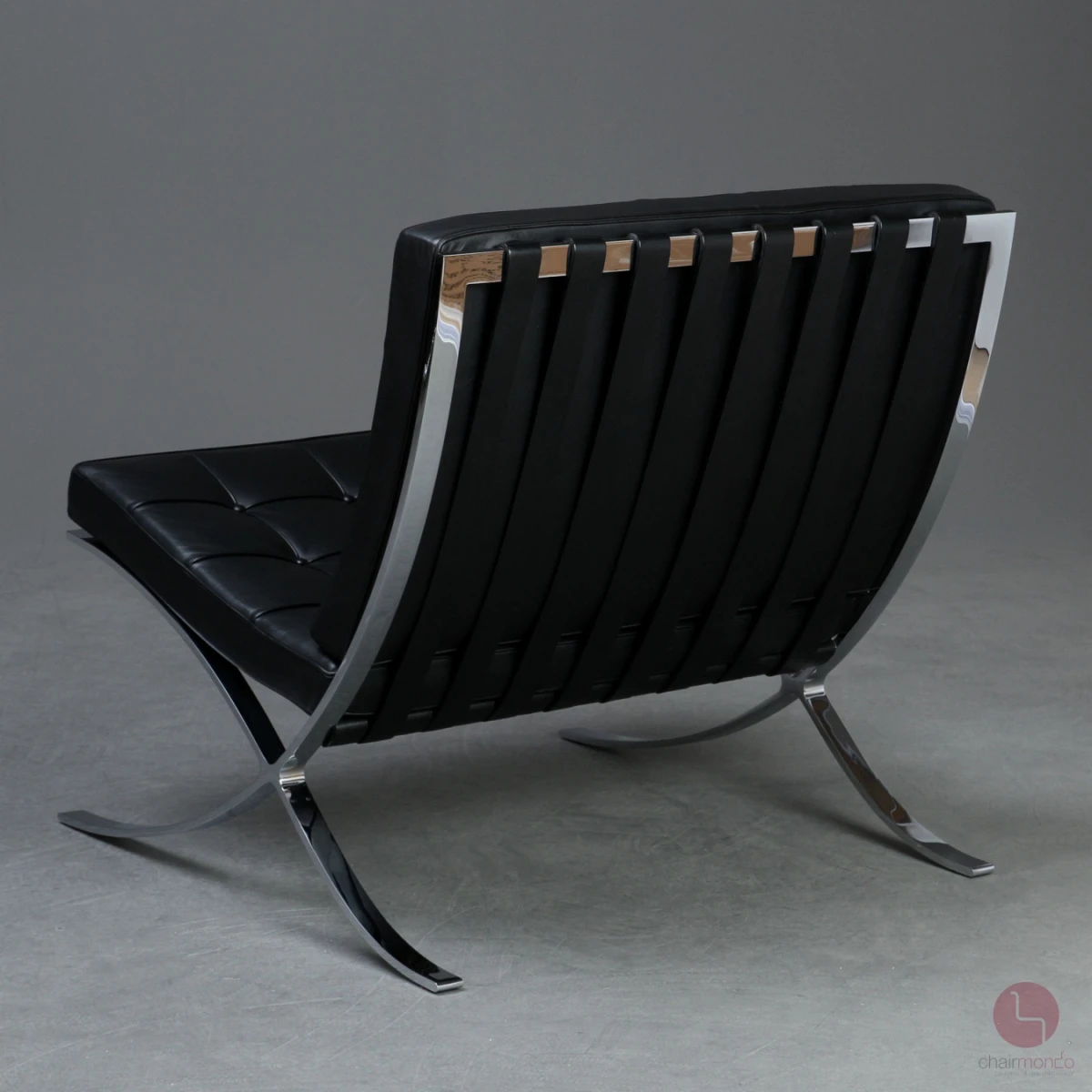Knoll Barcelona Chair mit schwarzem Leder gebraucht Knoll Barcelona Chair mit schwarzem Leder gebraucht