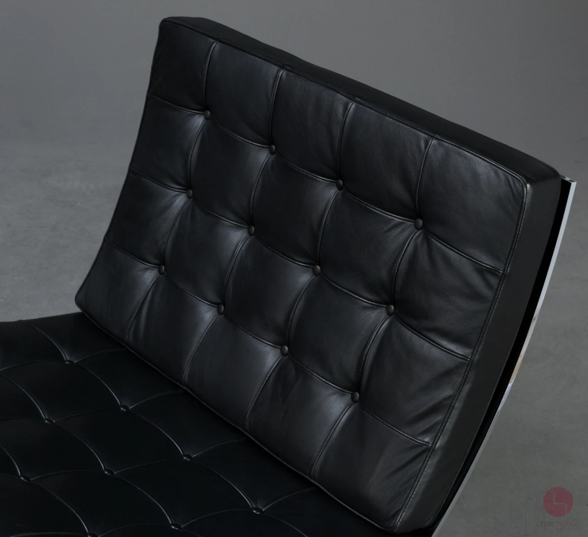 Knoll Barcelona Chair mit schwarzem Leder gebraucht Knoll Barcelona Chair mit schwarzem Leder gebraucht