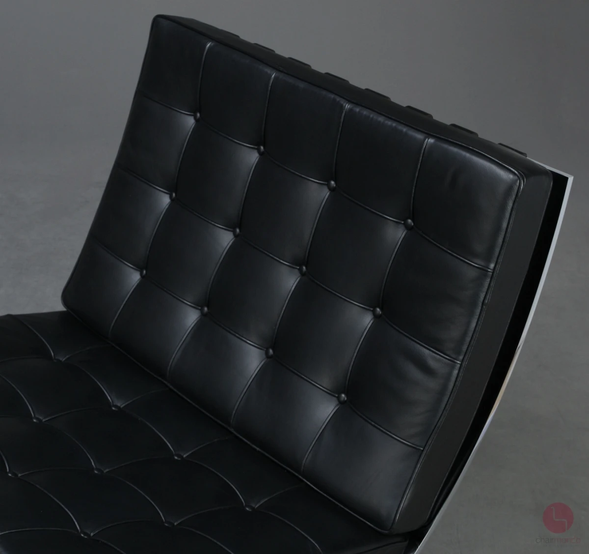 Knoll Barcelona Chair mit schwarzem Leder gebraucht Knoll Barcelona Chair mit schwarzem Leder gebraucht