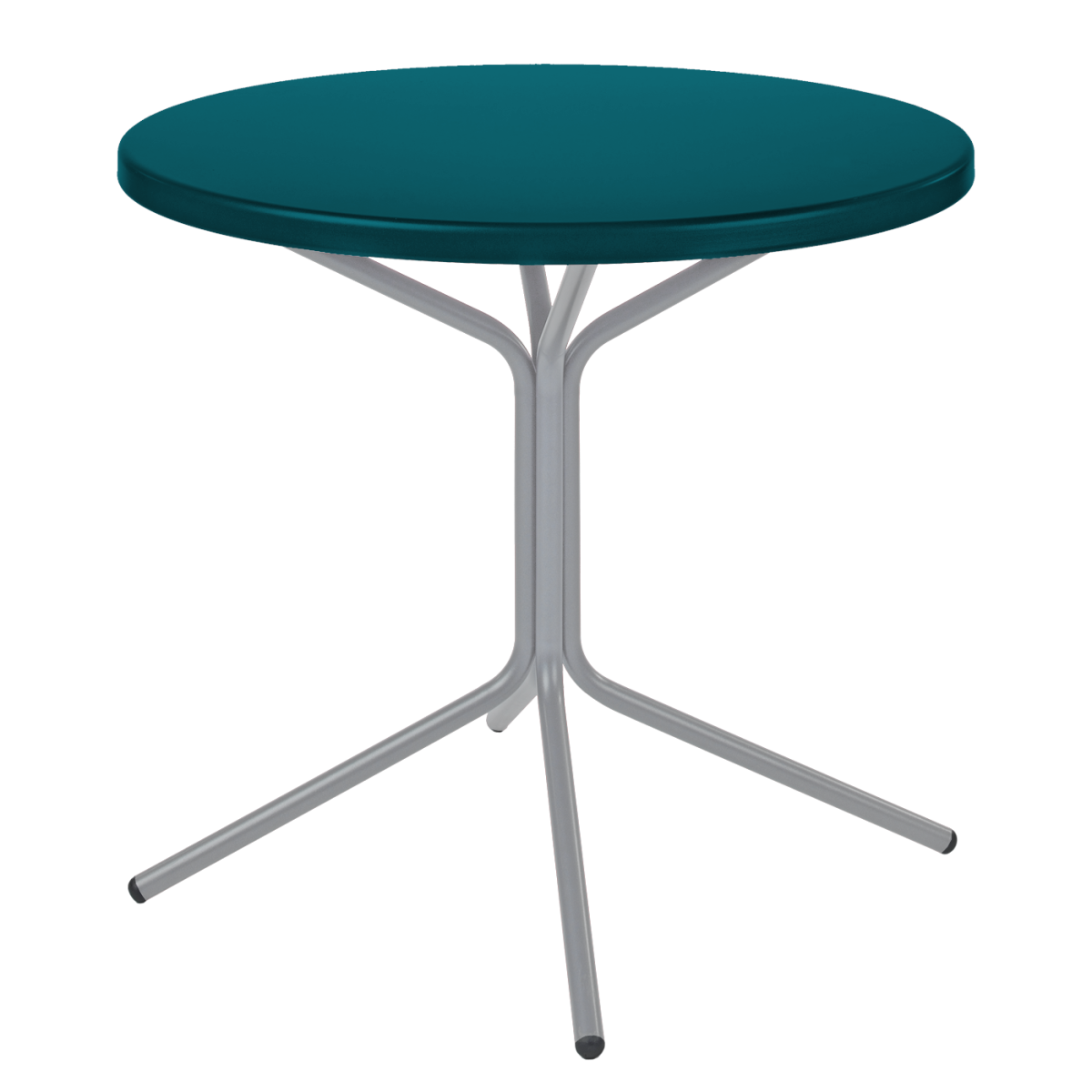 Kaliblauer Pix Metalltisch – elegant und wetterfest