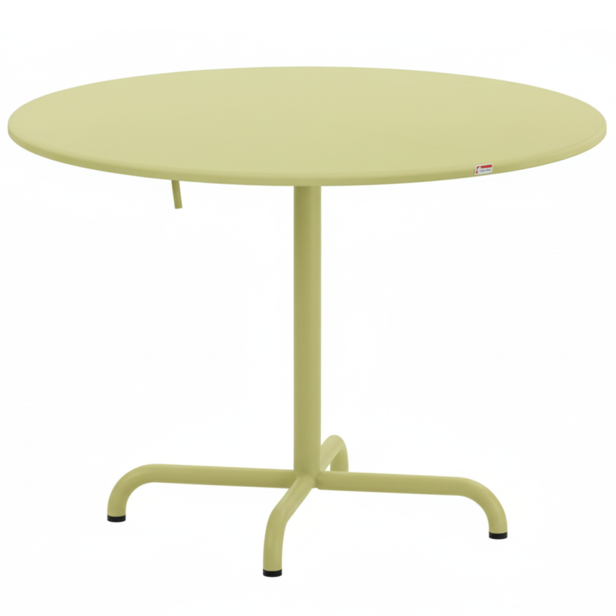 Schaffner Davos Esstisch rund in verschiedenen Farben Glasfaser Platte, einfarbig