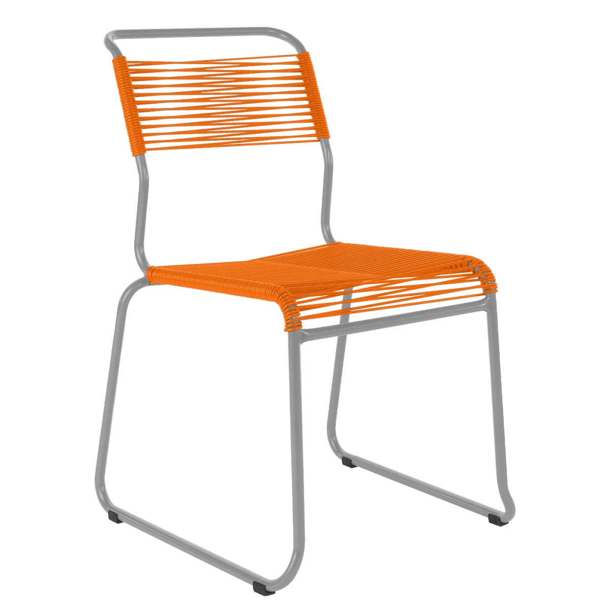 Schaffner Säntis Stuhl Kufen orange zweifarbig Gestell Grau– wetterfest, stapelbar & Swiss-Made Schaffner Säntis Stuhl Kufen orange zweifarbig Gestell Grau– wetterfest, stapelbar & Swiss-Made