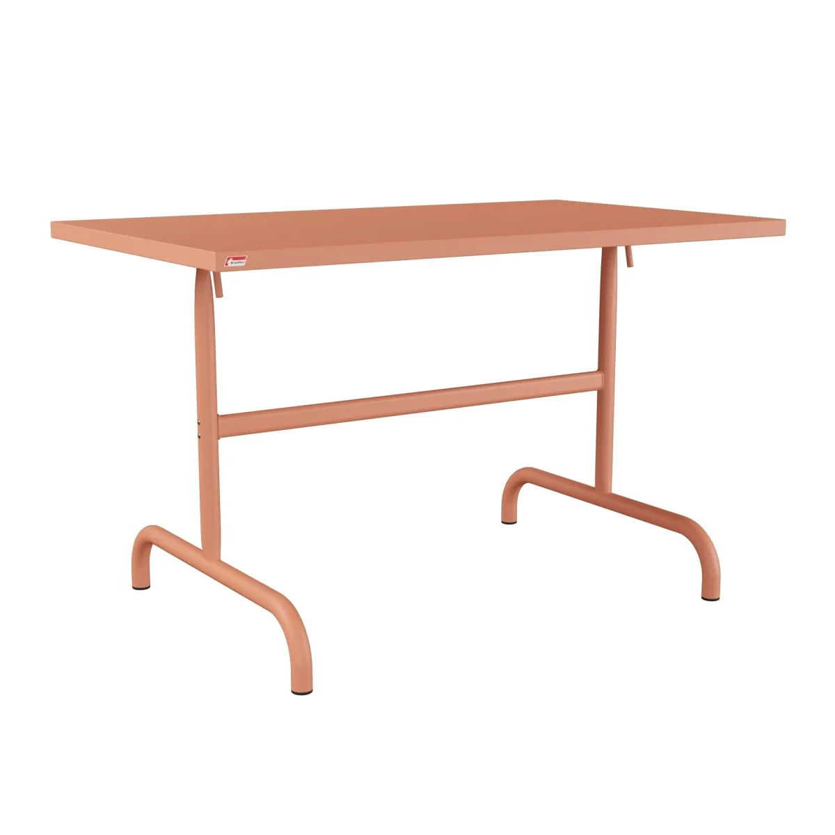 Schaffner Säntis rechteckig 117x70 einfarbig in terracotta
