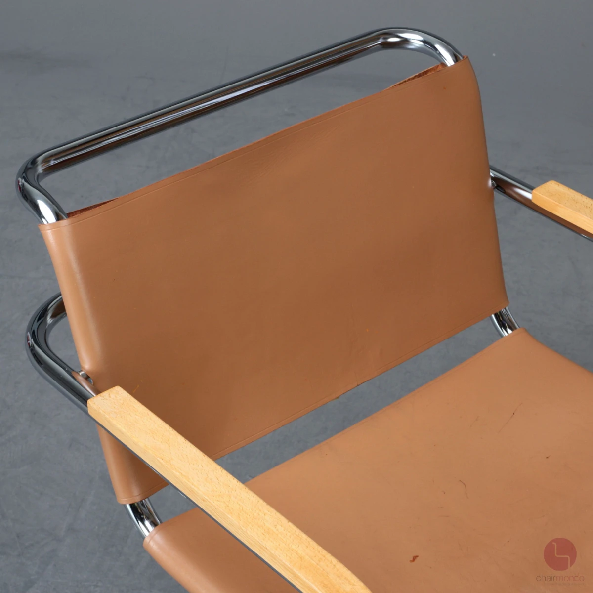 Tecta Trienale Freischwinger Sessel Rückenlehne Front Tecta Trienale Freischwinger Sessel Rückenlehne Front