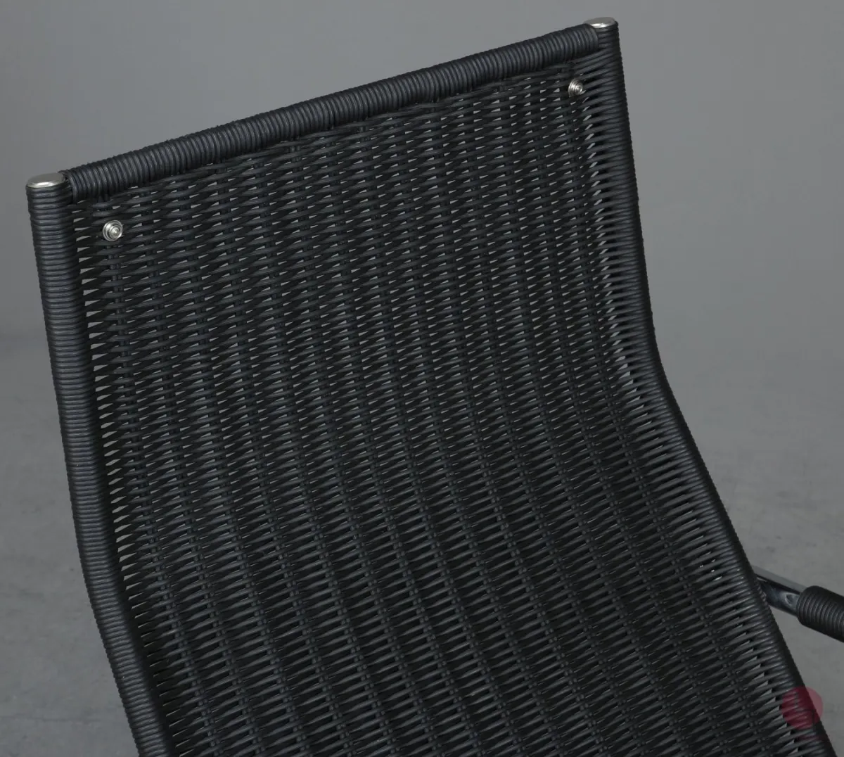 Tecta D35 Lounge Sessel mit schwarzem Leder und Gefelcht gebraucht