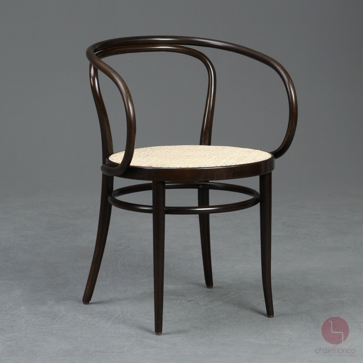 Thonet 209 Bugholz Stuhl Dunkelbraun mit Wiener Geflecht gebraucht