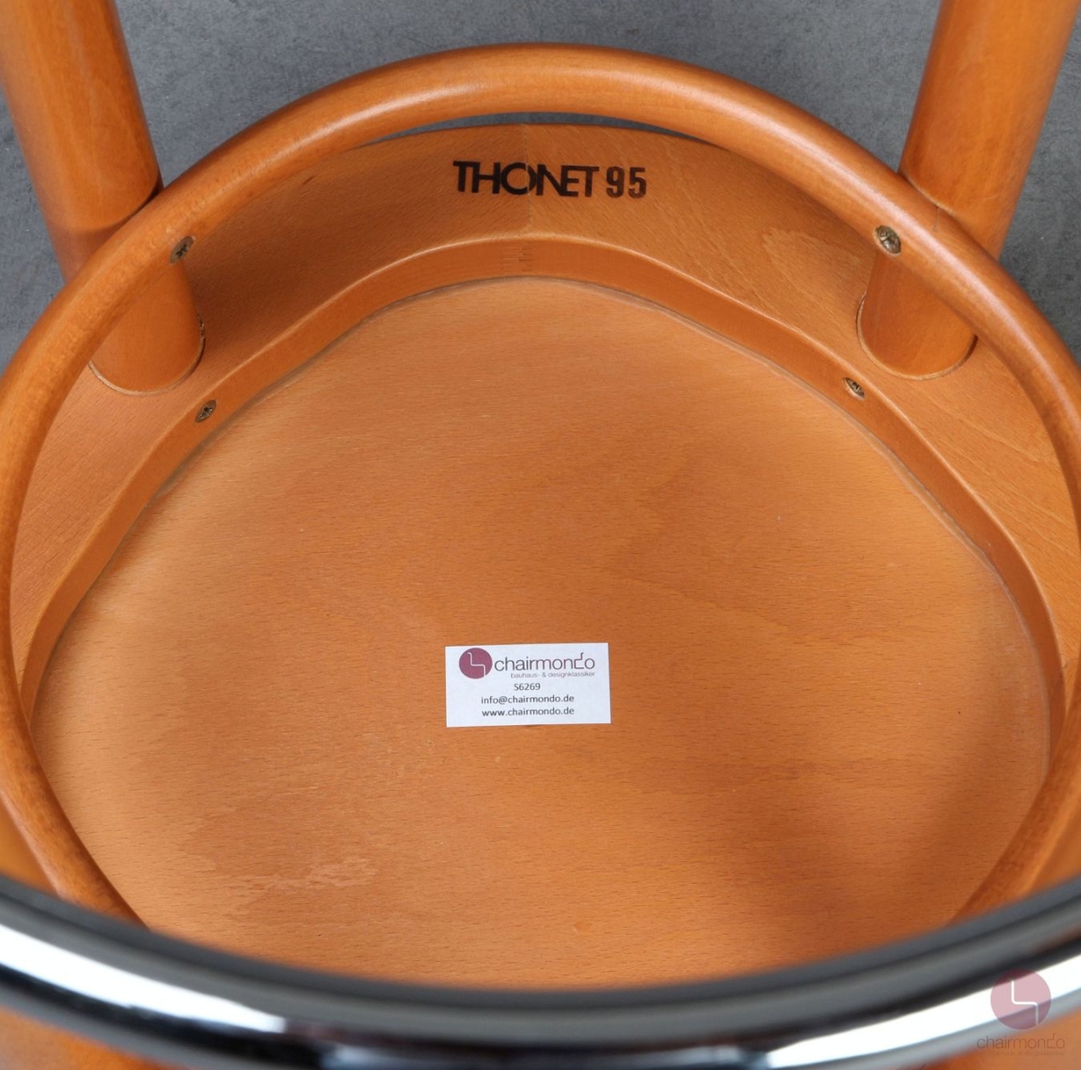 Thonet 204 MH Barhocker Bugholz Kafeehaus Stuhl in Kirschbaum gebraucht
