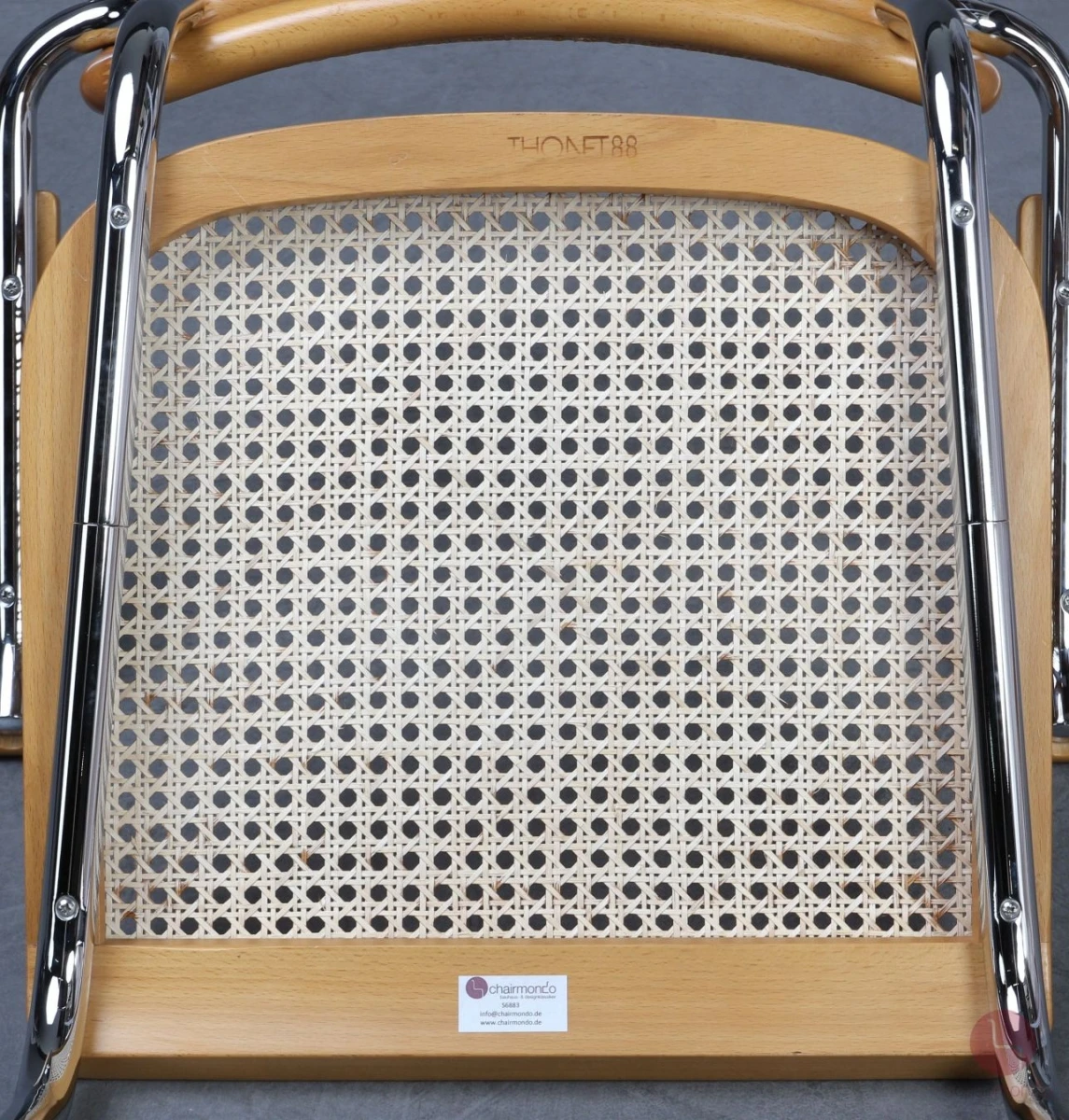 Thonet S64 Freischwinger Buche Natur mit Geflecht gebraucht