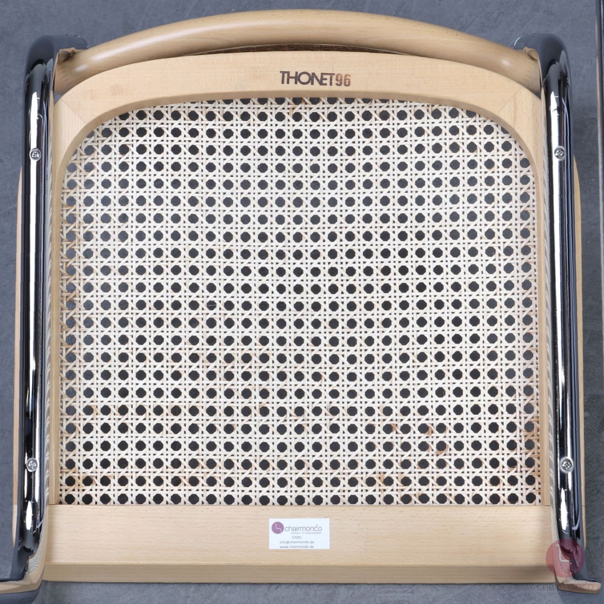 Thonet S32 Freischwinger in Buche Natur hell mit Wiener Geflecht gebraucht