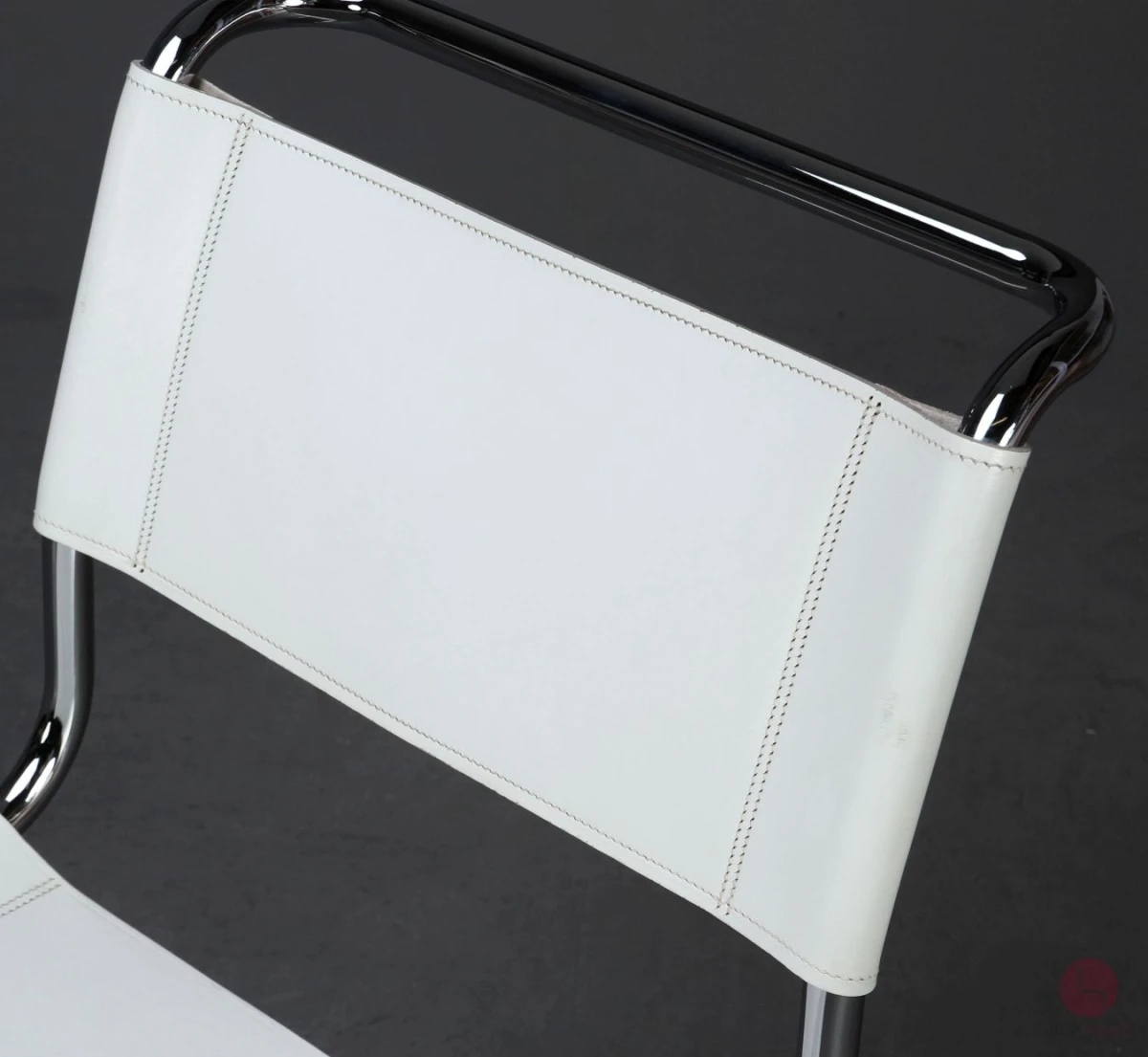 Thonet S33 Freischwinger Leder Weiß gebraucht Thonet S33 Freischwinger Leder Weiß gebraucht