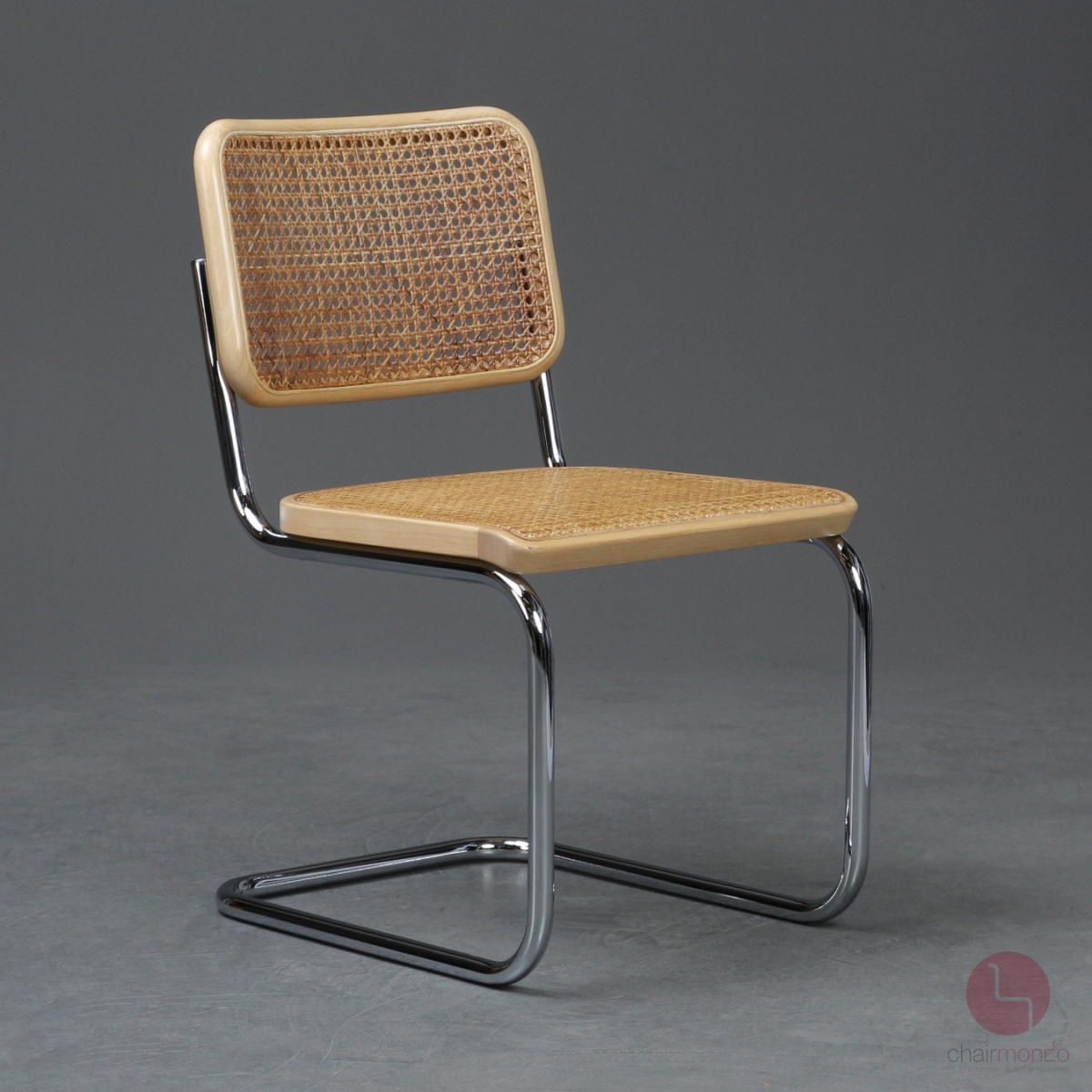 Thonet S32 Freischwinger in Buche Natur hell mit Wiener Geflecht gebraucht
