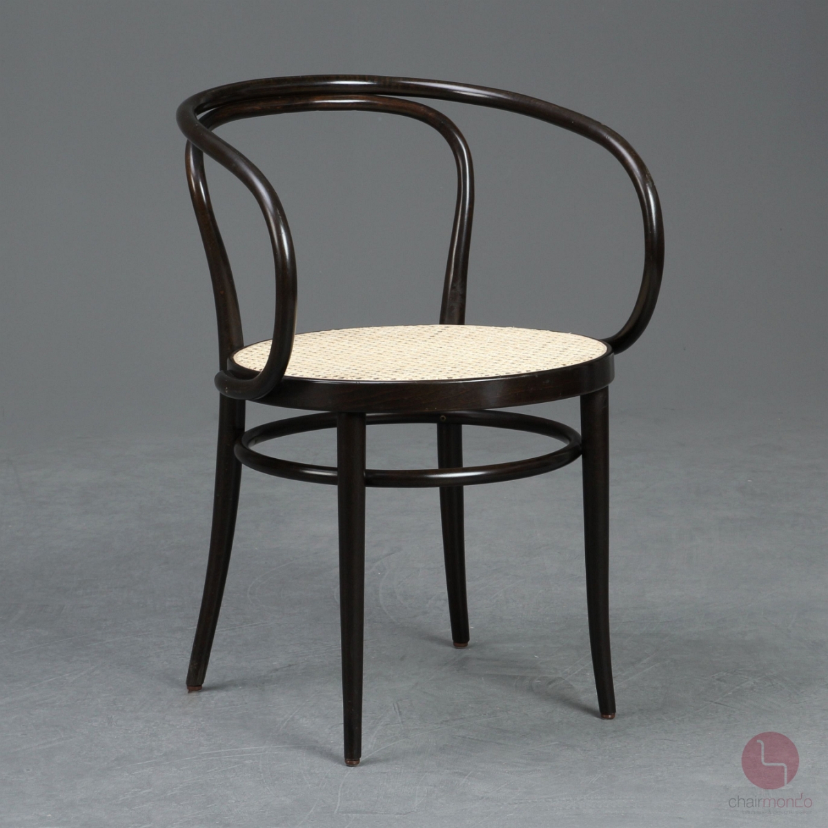 Thonet 209 Bugholz Stuhl Dunkelbraun mit Wiener Geflecht gebraucht