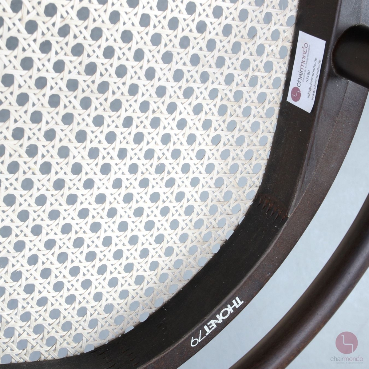 Thonet 209 Bugholz Stuhl Dunkelbraun mit Wiener Geflecht gebraucht