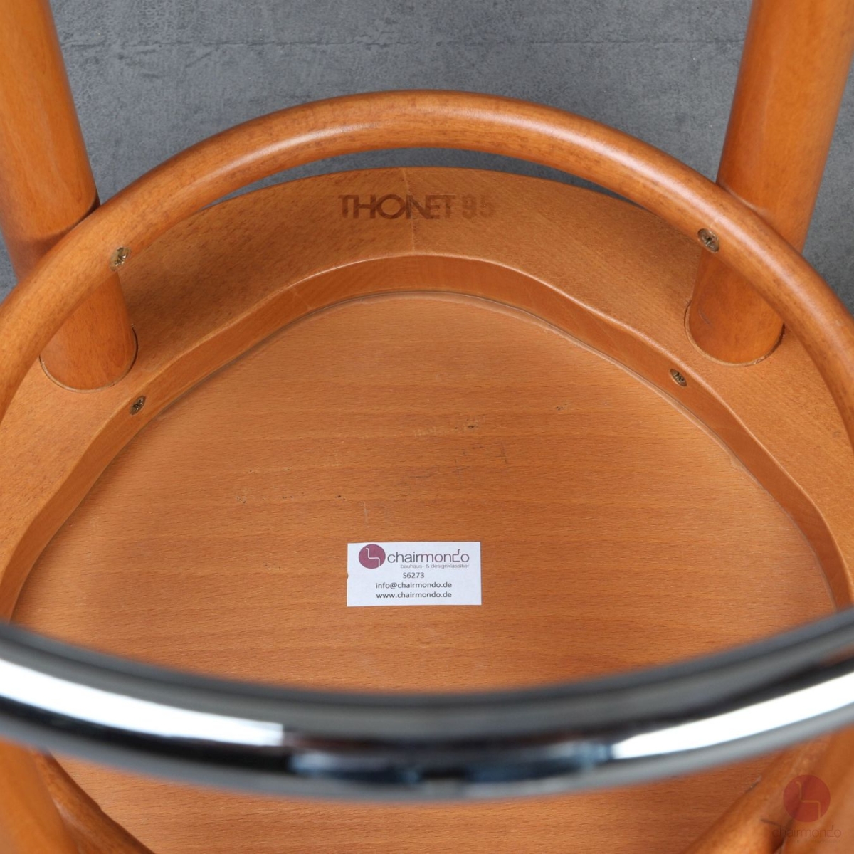 Thonet 204 MH Barhocker Bugholz Kafeehaus Stuhl in Kirschbaum gebraucht