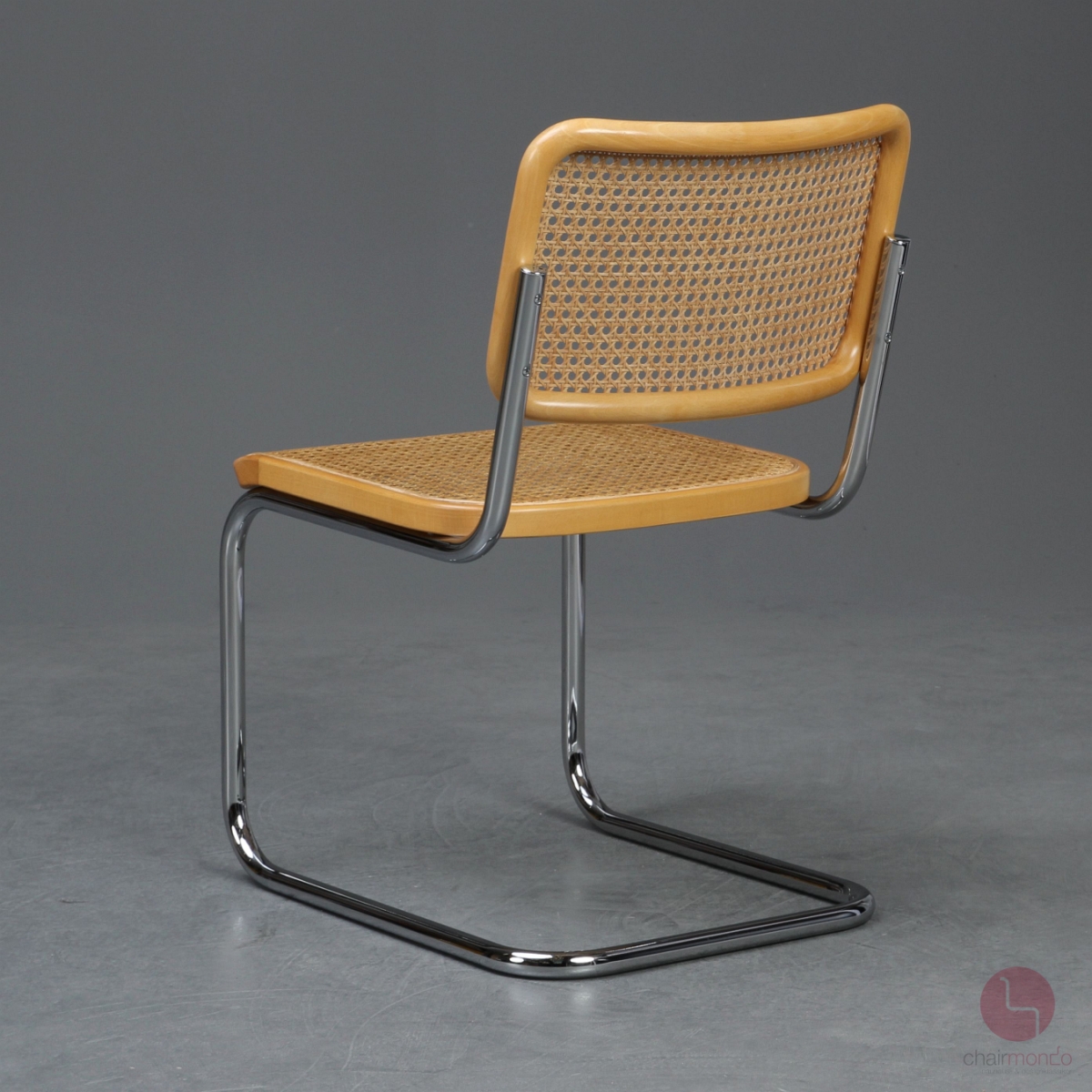 Thonet S32 Freischwinger Buche Natur mit Patina Geflecht gebraucht
