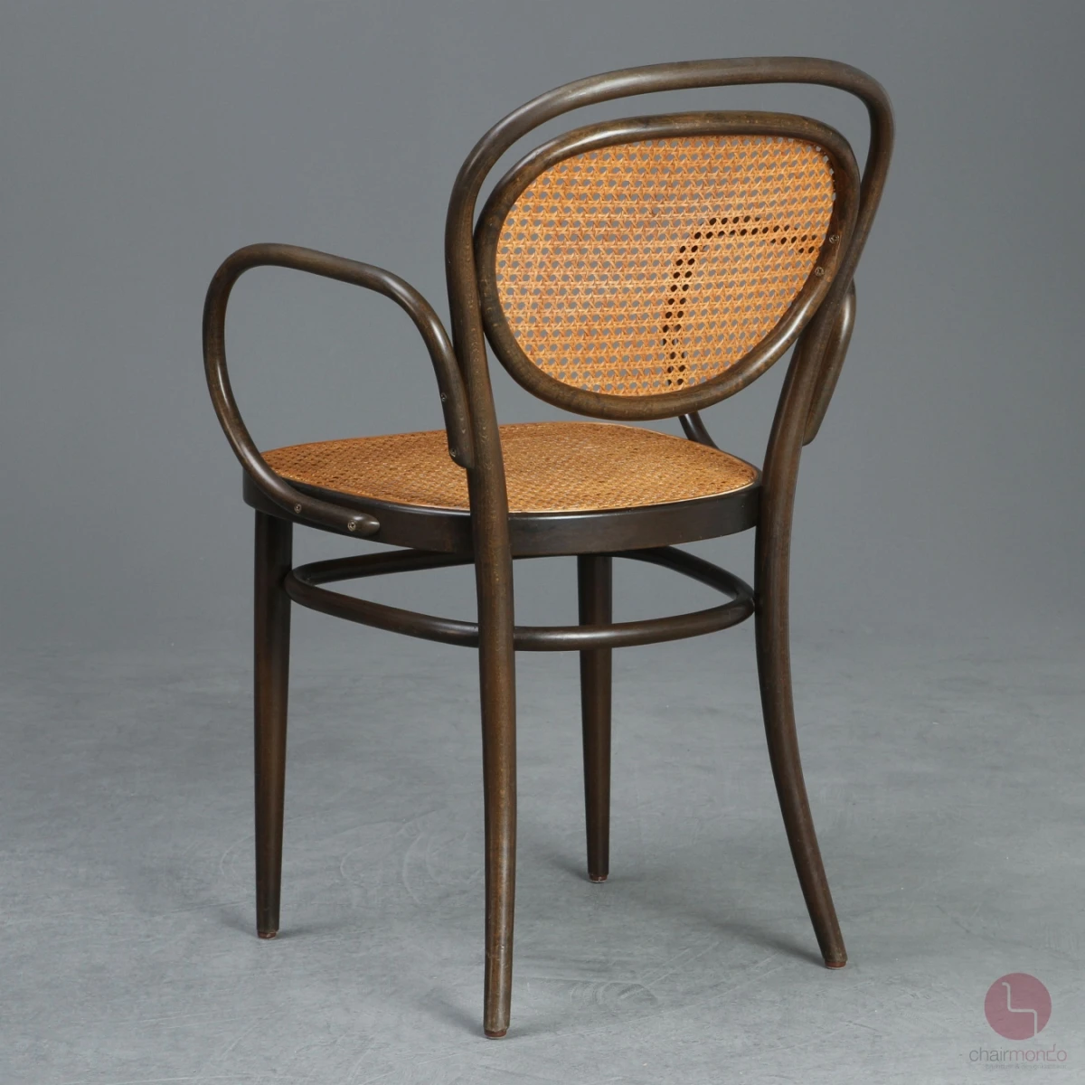 Thonet 215 RF Kaffeehaus Stuhl mit Armlehne Dunkelbraun gebraucht Thonet 215 RF Kaffeehaus Stuhl mit Armlehne Dunkelbraun gebraucht