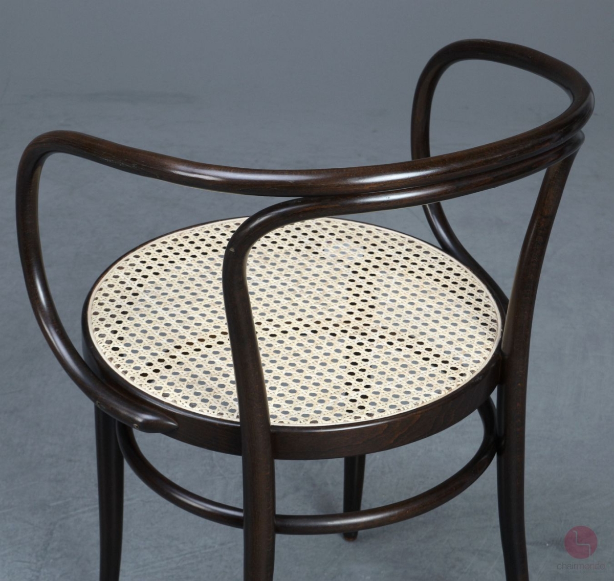 Thonet 209 Bugholz Stuhl Dunkelbraun mit Wiener Geflecht gebraucht