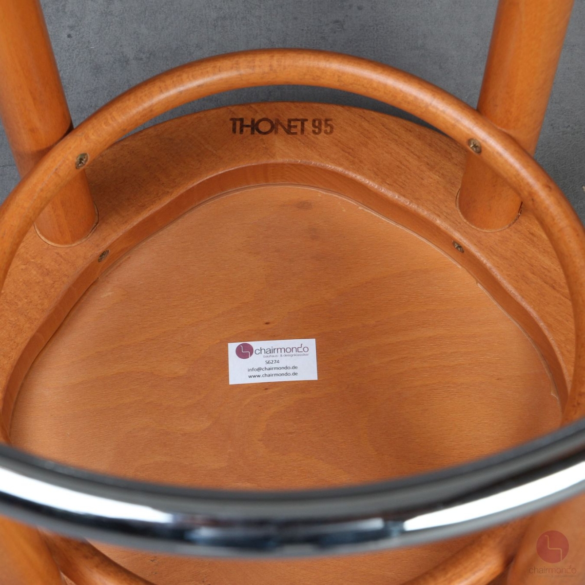 Thonet 204 MH Barhocker Bugholz Kafeehaus Stuhl in Kirschbaum gebraucht