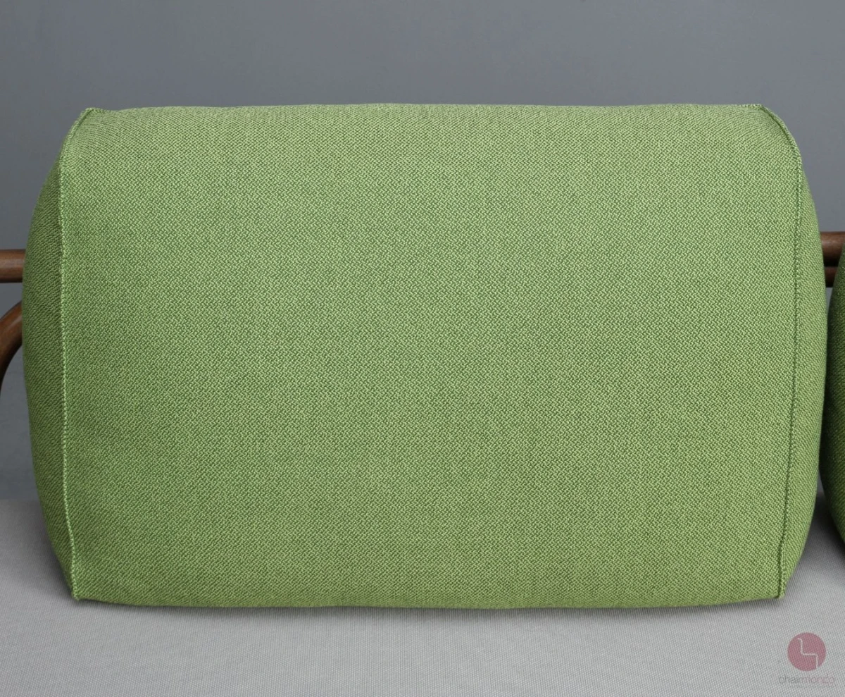 Thonet 2002 Design Sofa Couch mit Stoffbezug Grau Grün gebraucht