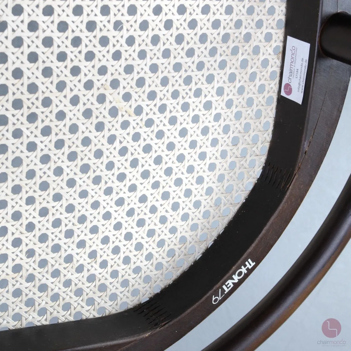 Thonet 209 Bugholz Stuhl Dunkelbraun mit Wiener Geflecht gebraucht