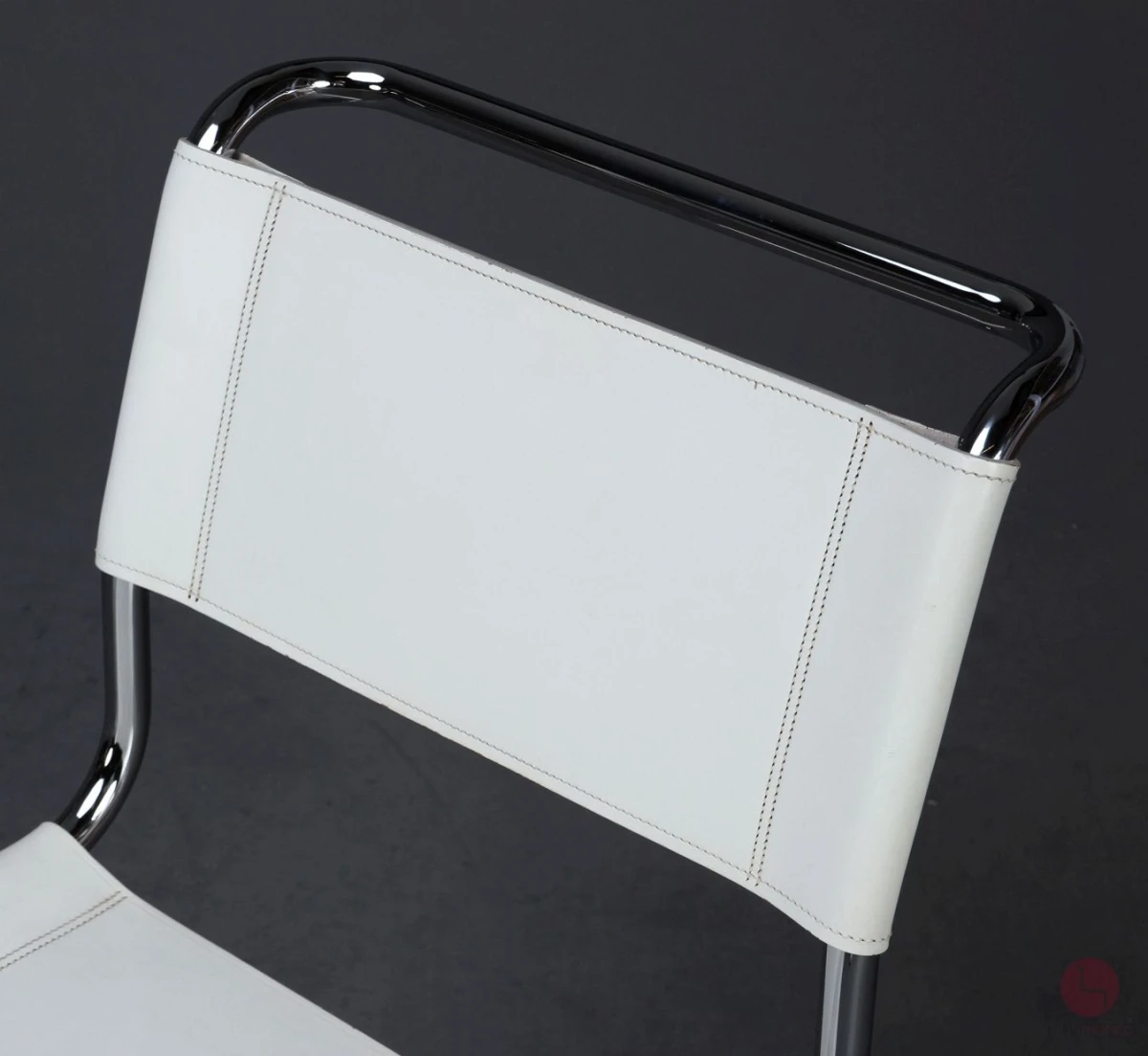 Thonet S33 Freischwinger Leder Weiß gebraucht Thonet S33 Freischwinger Leder Weiß gebraucht