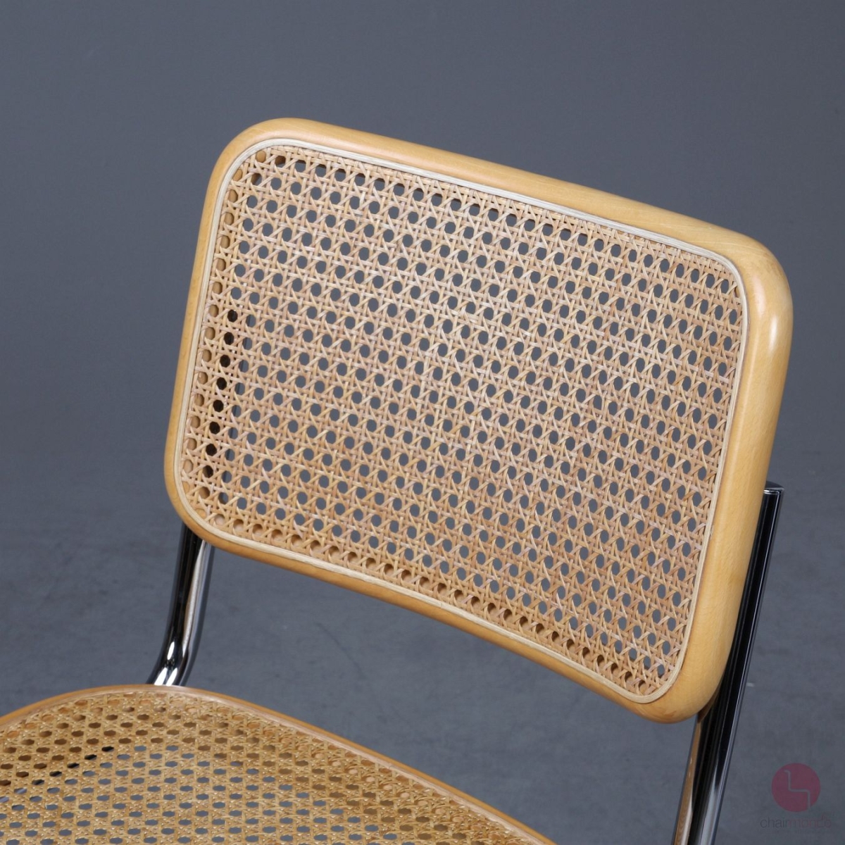 Thonet S32 Freischwinger Buche Natur mit Patina Geflecht gebraucht