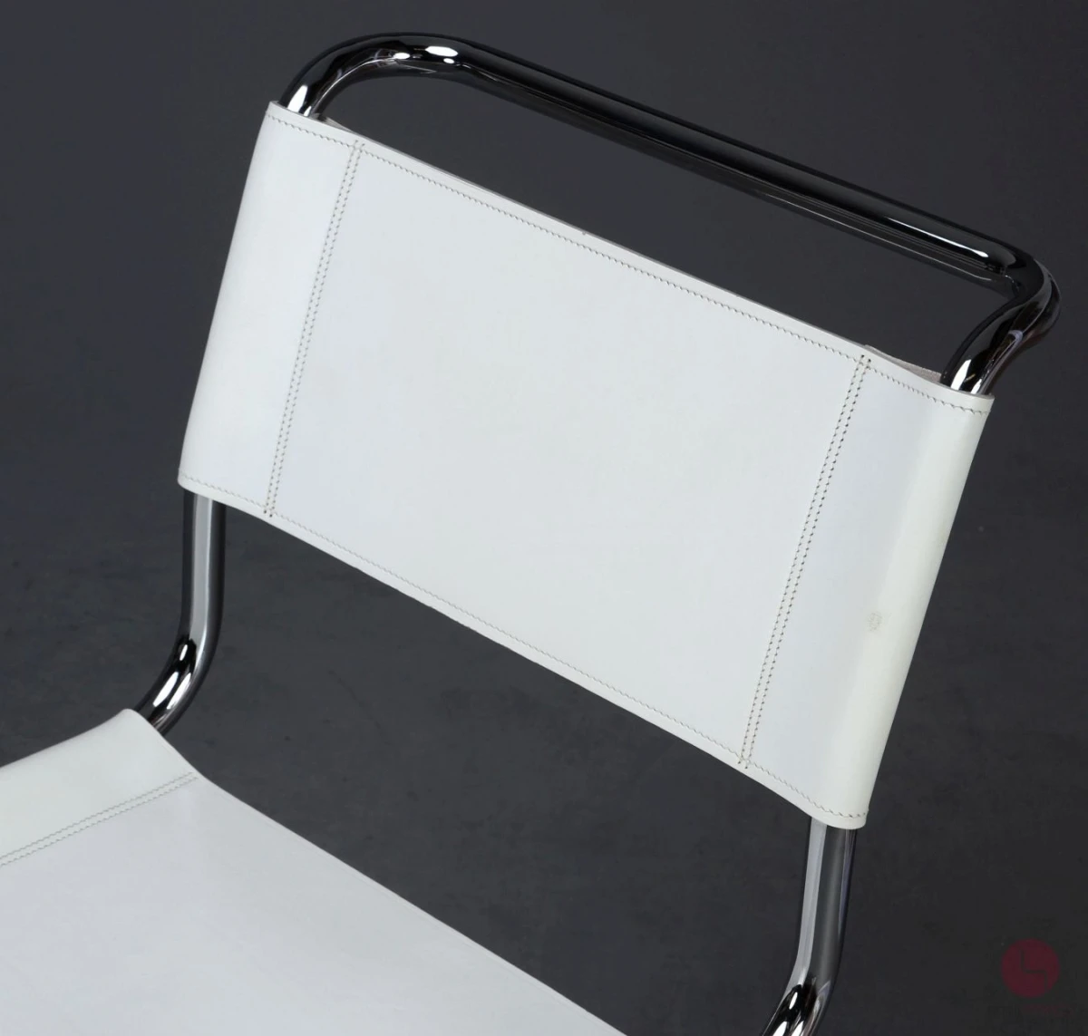 Thonet S33 Freischwinger Leder Weiß gebraucht Thonet S33 Freischwinger Leder Weiß gebraucht
