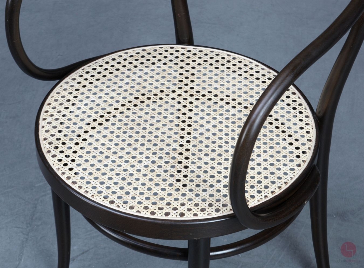 Thonet 209 Bugholz Stuhl Dunkelbraun mit Wiener Geflecht gebraucht