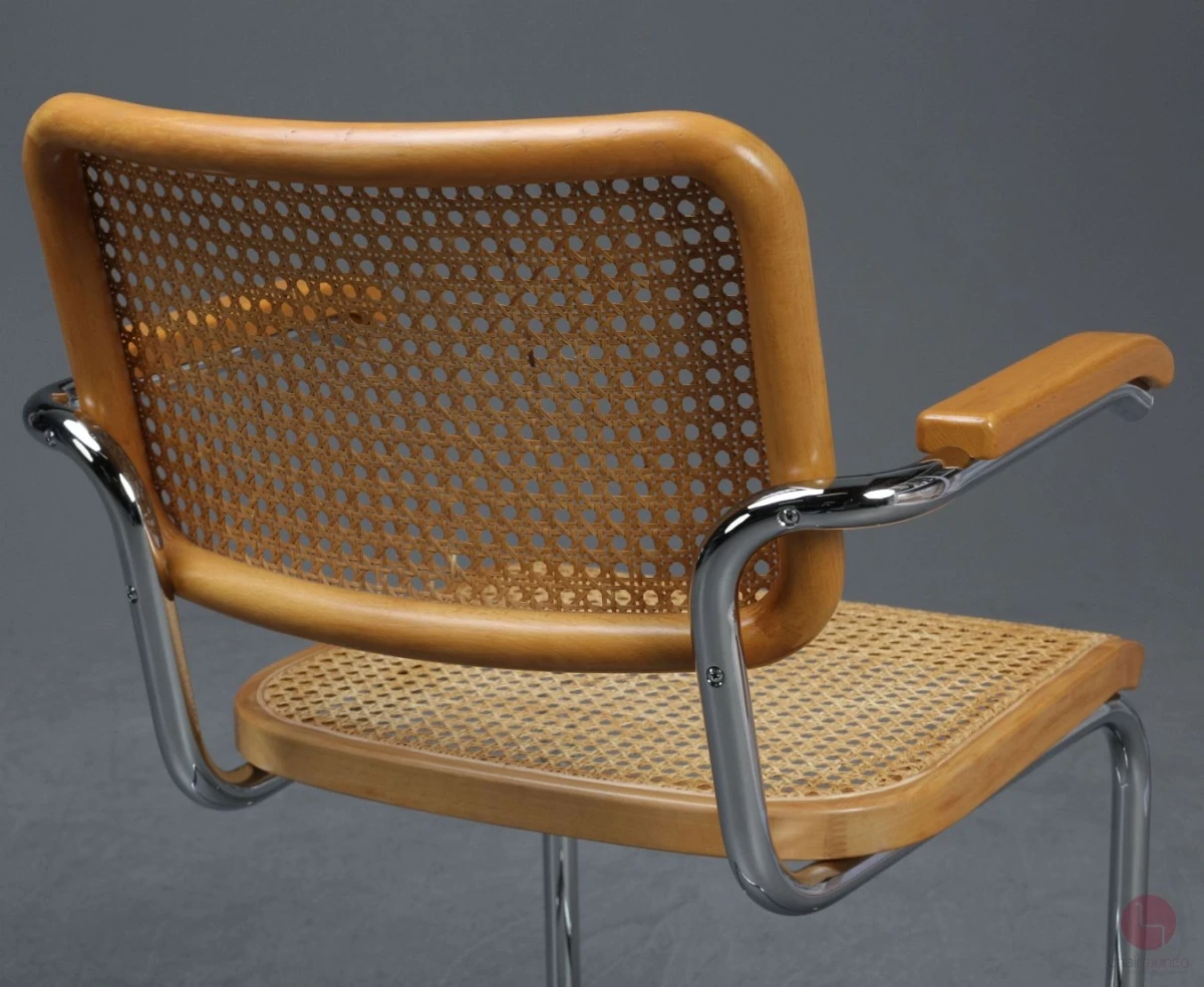 Thonet S64 Freischwinger Buche Natur mit Geflecht gebraucht