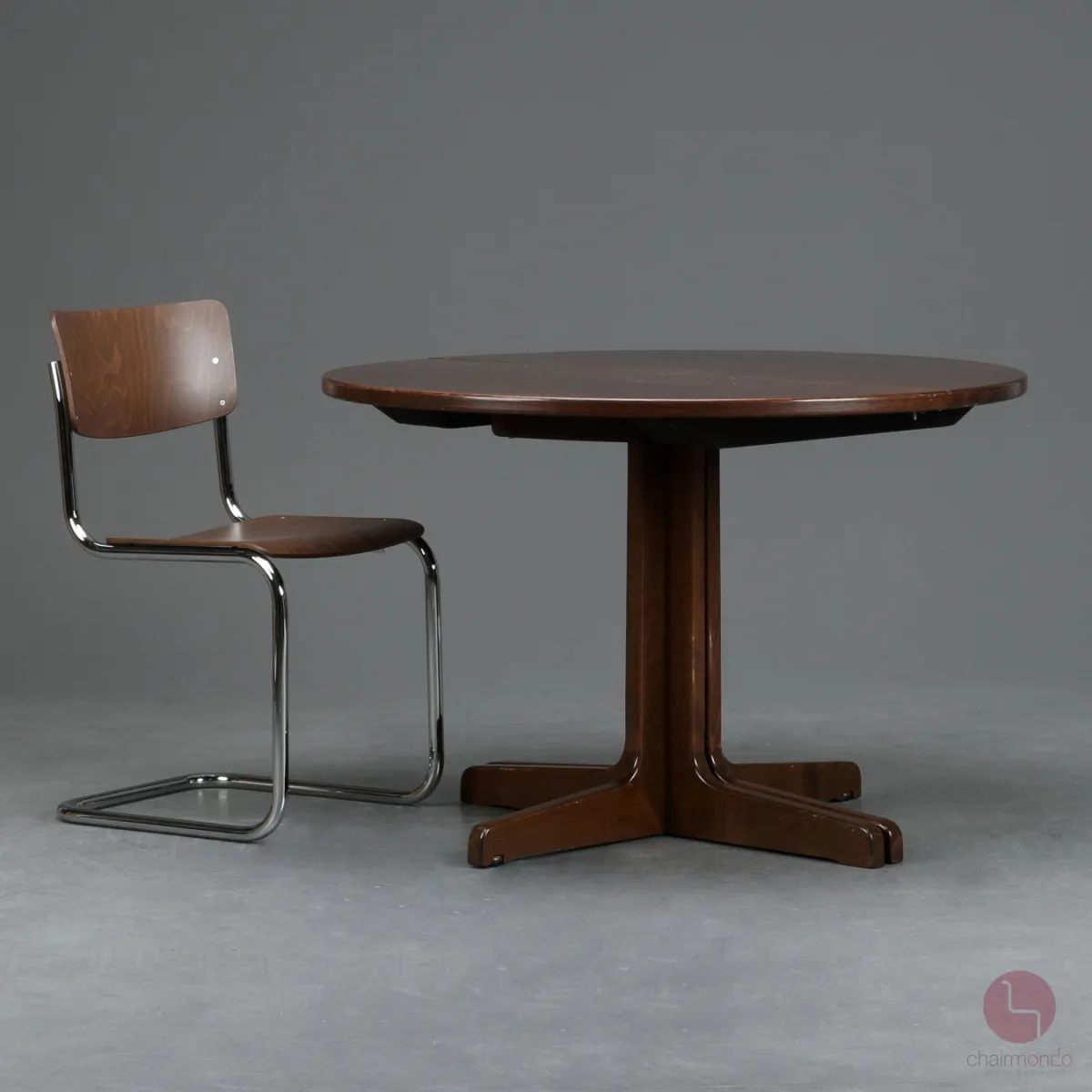 Thonet 1055 Ausziehtisch Buche klar lackiert mit 2 Einlegeplatten gebraucht