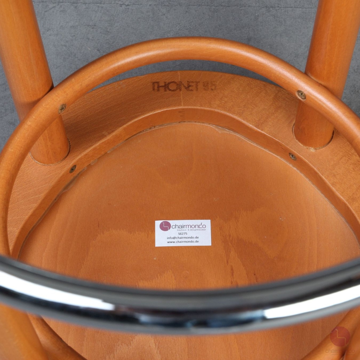Thonet 204 MH Barhocker Bugholz Kafeehaus Stuhl in Kirschbaum gebraucht