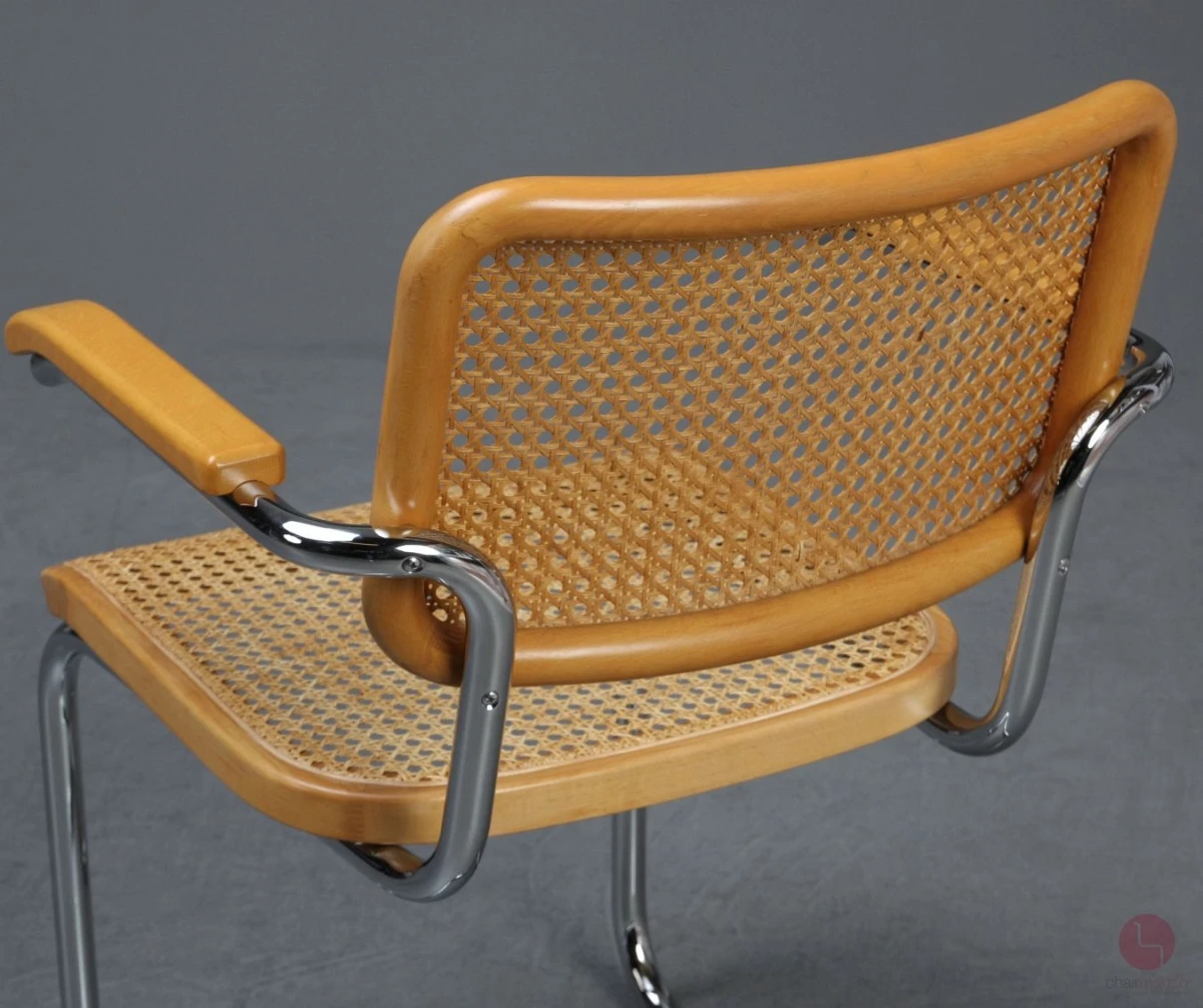 Thonet S64 Freischwinger Buche Natur mit Geflecht gebraucht