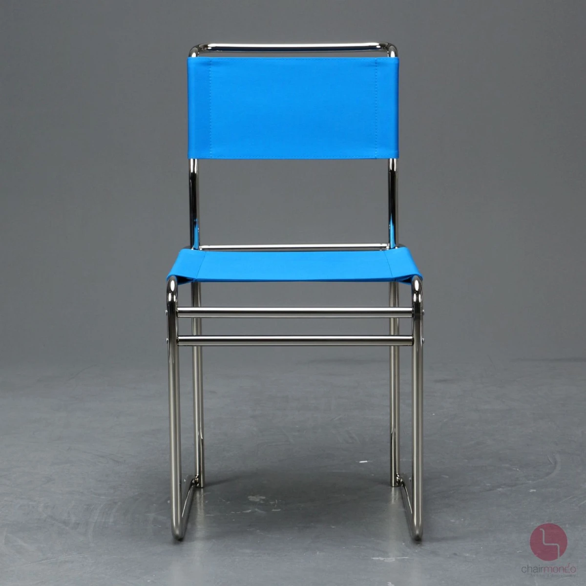 Tecta-B40-Stuhl-Bauhaus-Gurte-Blau-Frontansicht-2 Tecta-B40-Stuhl-Bauhaus-Gurte-Blau-Frontansicht-2