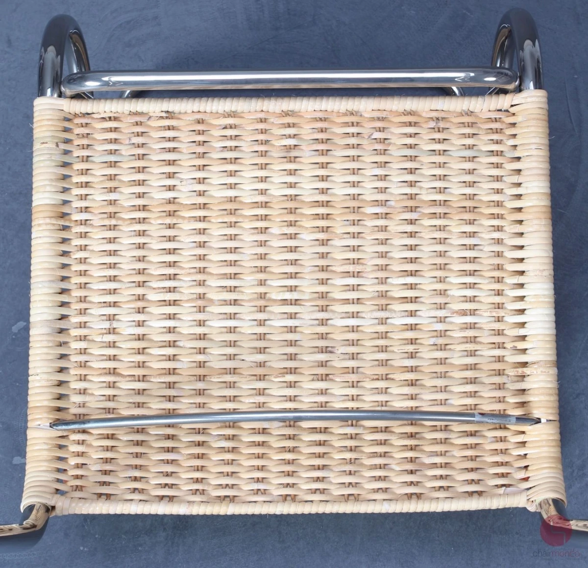 Tecta D40 Freischwinger mit neuem Natur-Geflecht, gebraucht Tecta D40 Freischwinger mit neuem Natur-Geflecht, gebraucht