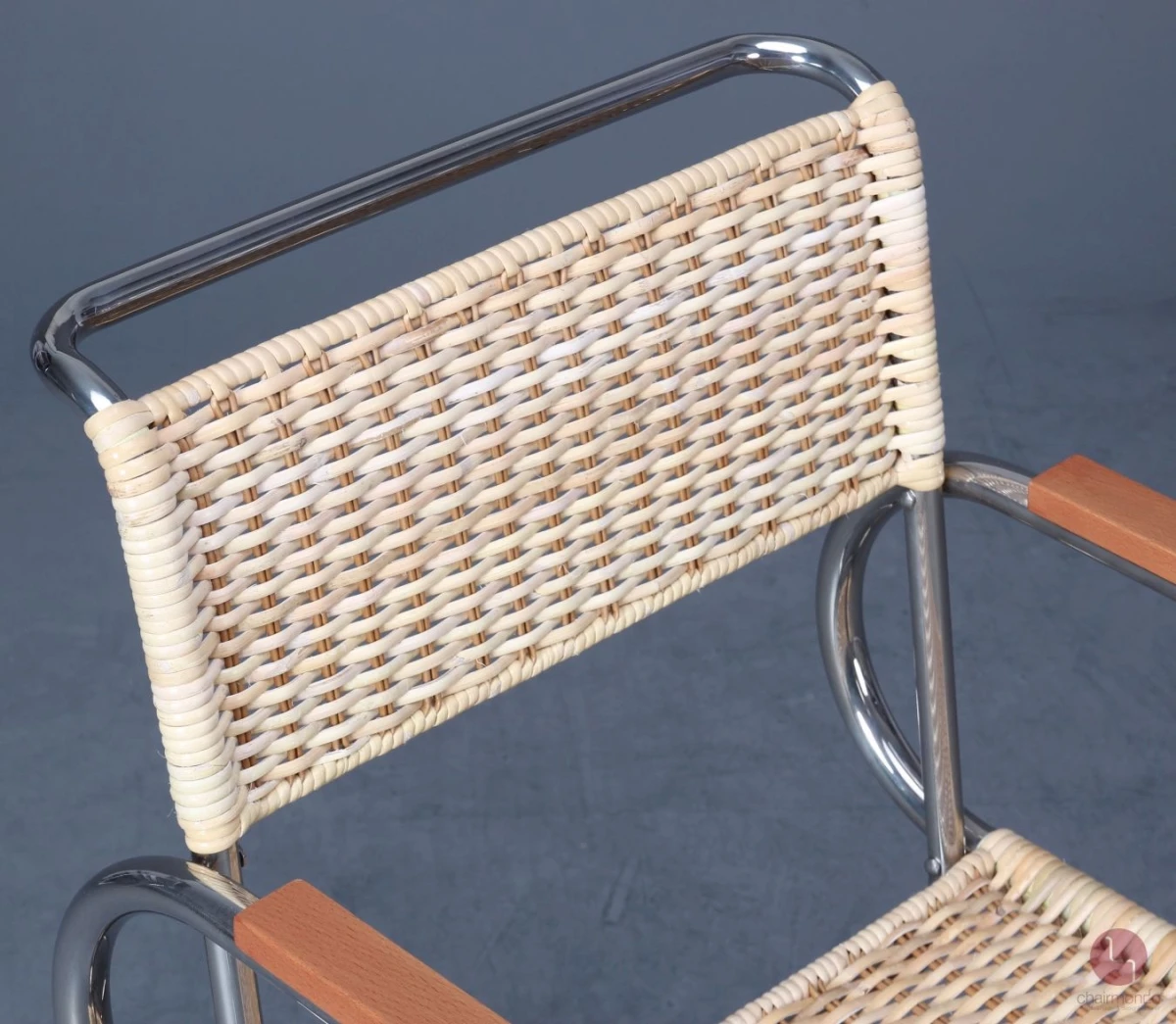 Tecta D40 Freischwinger mit neuem Natur-Geflecht, gebraucht Tecta D40 Freischwinger mit neuem Natur-Geflecht, gebraucht