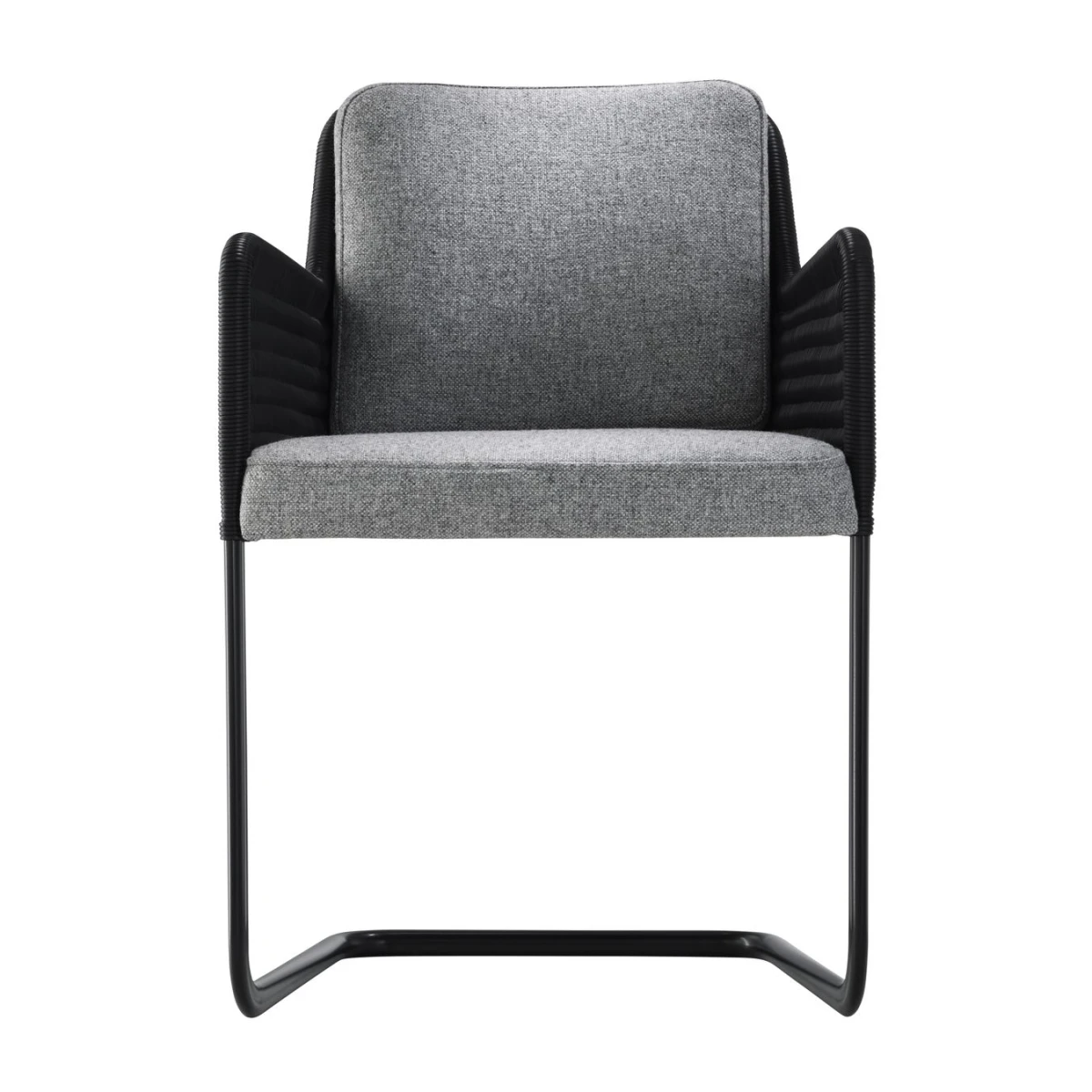Tecta D43-1 Stofff Grau Geflecht Schwarz