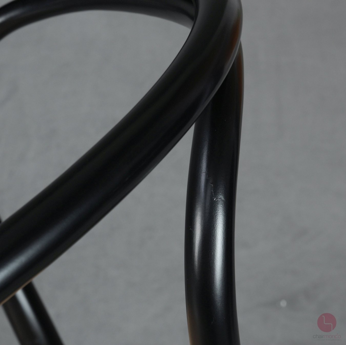 Thonet 209 Bugholzstuhl Schwarz mit Wiener Geflecht 1978 restauriert gebraucht