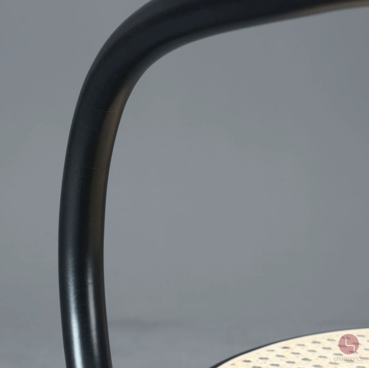 Thonet 209 Bugholzstuhl Schwarz mit neuem Geflecht + Stützgewebe Thonet 209 Bugholzstuhl Schwarz mit neuem Geflecht + Stützgewebe