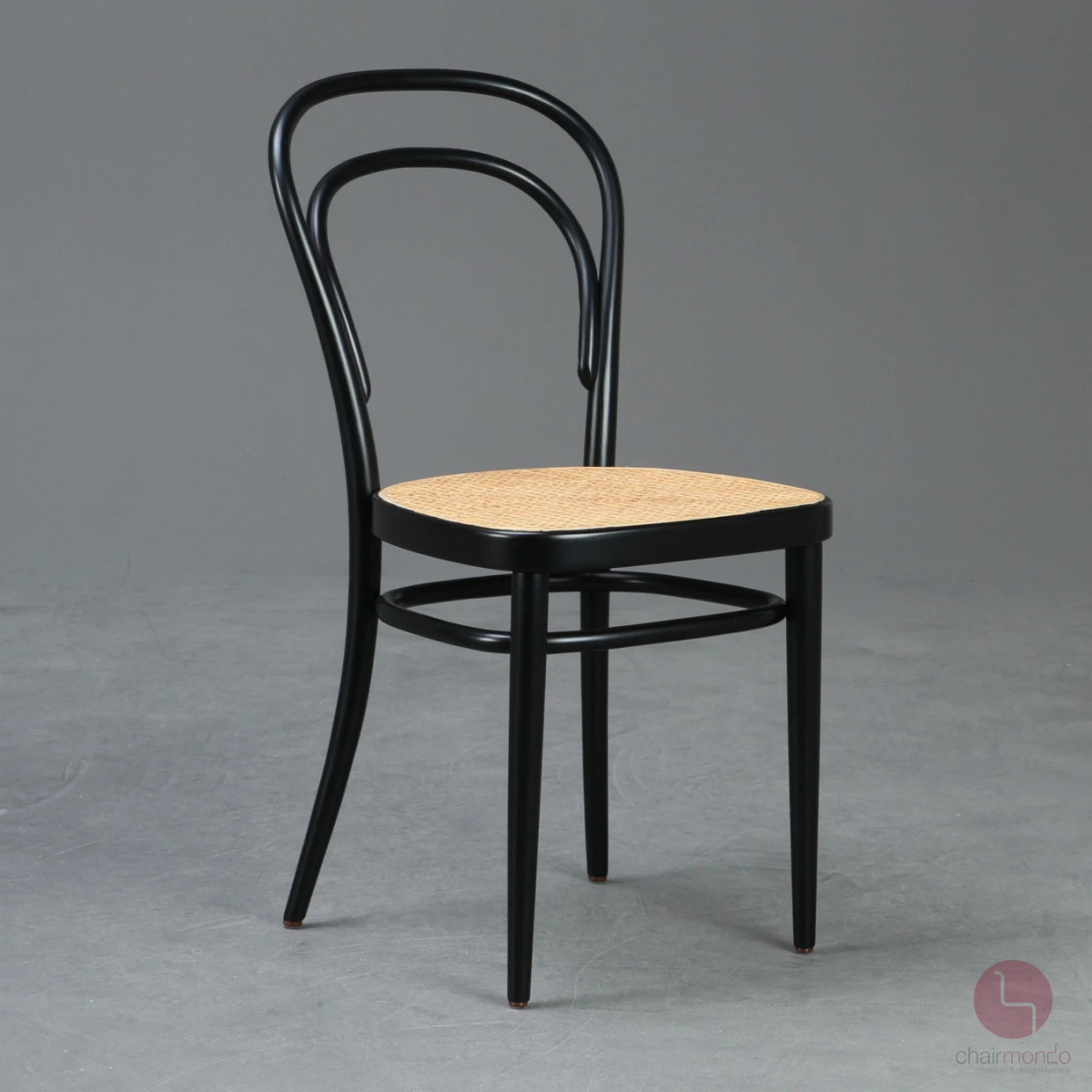 Thonet 214 in Schwarz mit schöner Patina