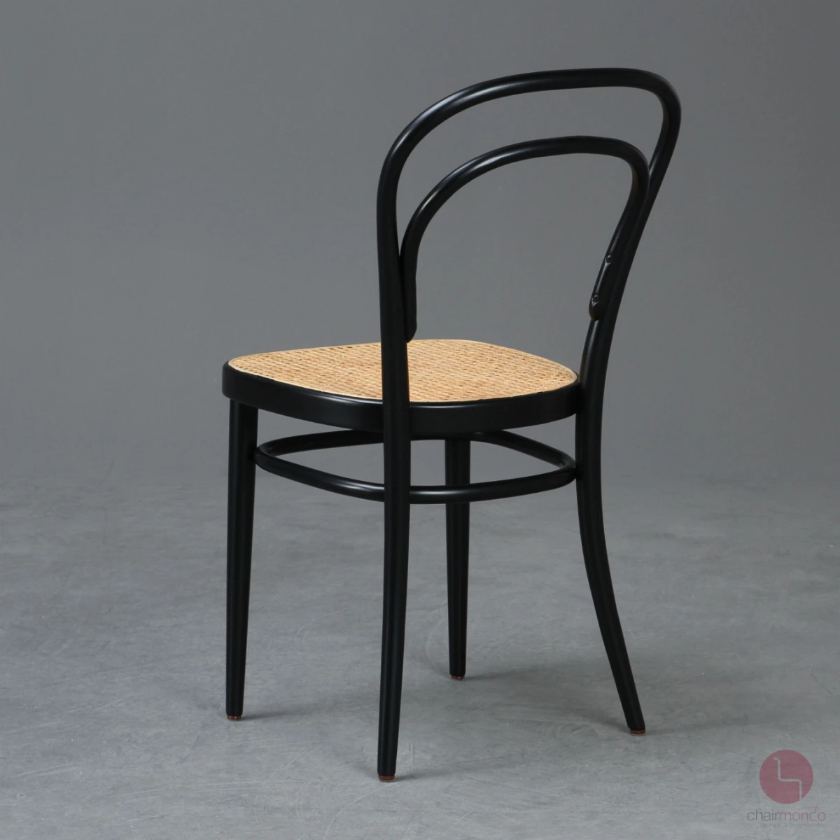 Thonet 214 in Schwarz mit schöner Patina