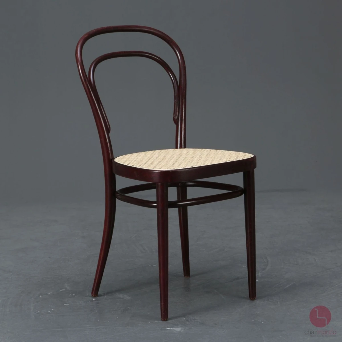 Thonet 214 Mahagoni Braun Bugholzstuhl mit neuem Geflecht gebraucht Thonet 214 Mahagoni Braun Bugholzstuhl mit neuem Geflecht gebraucht