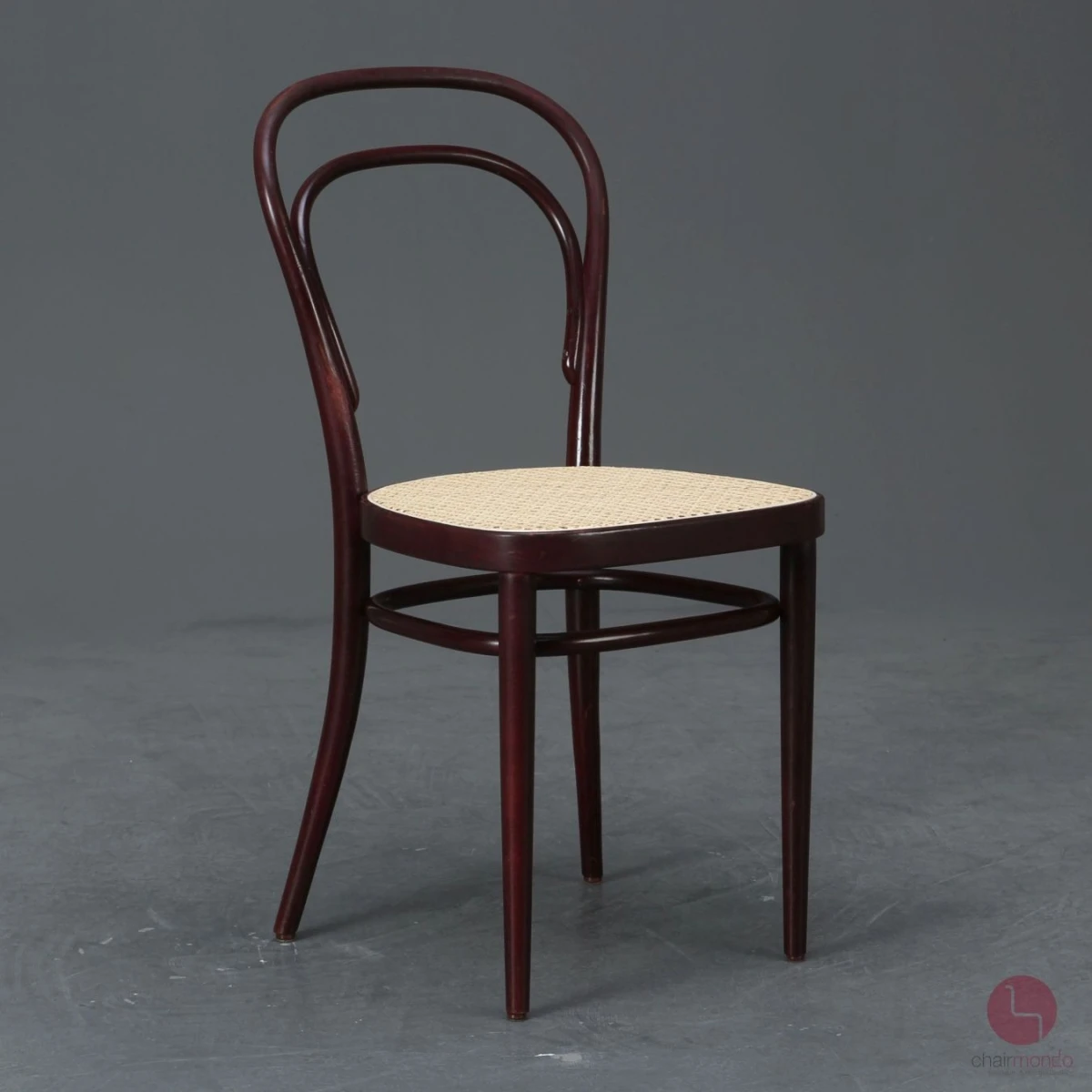 Thonet 214 Mahagoni Braun Bugholzstuhl mit neuem Geflecht gebraucht Thonet 214 Mahagoni Braun Bugholzstuhl mit neuem Geflecht gebraucht