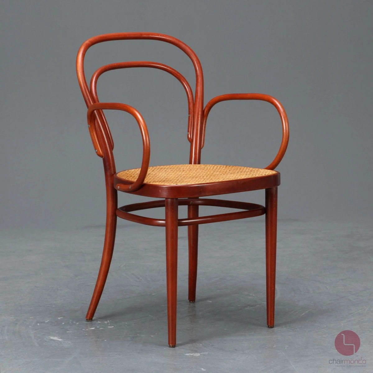 Thonet 214 F Mahagoni Braun Bugholzstuhl mit Geflecht gebraucht Thonet 214 F Mahagoni Braun Bugholzstuhl mit Geflecht gebraucht