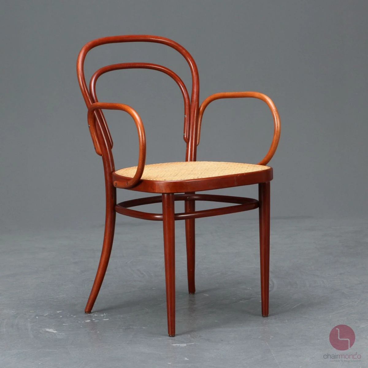 Thonet 214 F Mahagoni Braun Bugholzstuhl mit Geflecht gebraucht Thonet 214 F Mahagoni Braun Bugholzstuhl mit Geflecht gebraucht