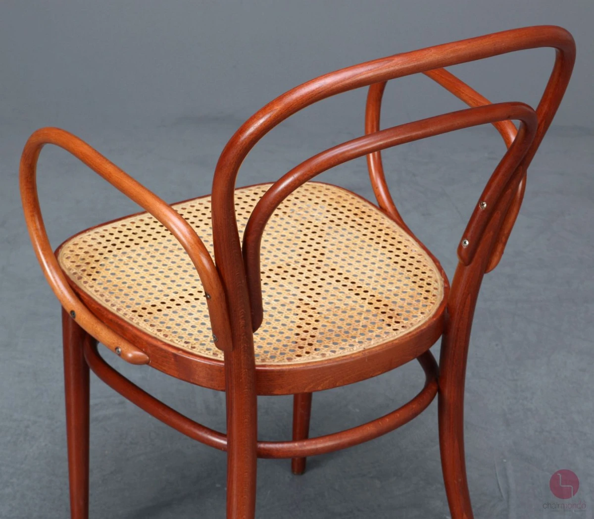 Thonet 214 F Mahagoni Braun Bugholzstuhl mit Geflecht gebraucht Thonet 214 F Mahagoni Braun Bugholzstuhl mit Geflecht gebraucht